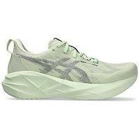 ASICS Women/'s NOVABLAST 5 Sneaker, Whisper Green Monument Blue, 4 UK
