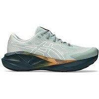 Asics Mens Running Novablast 5 Nature Bathing Trainers - Green