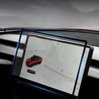 For Tesla 2025 Highland3 Y Car Screen Tempered Glass Protector Film for Tesla Accessories Navigator