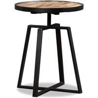 Side Table Round Solid Reclaimed Teak