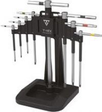 Topeak Unisex Speed Wrench 8pcs T-Hex Tool Set, Silver, 8 Teile EU