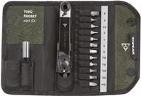 Topeak Unisex Rocket Mini Ex Cycle Torque Wrench Set, Black/Green, 14.5 X 7 X 3 Cm EU