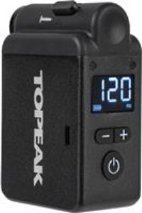Topeak E-Booster Digital Electric Pump with Digital Gauge for Bicycle Tyres, Black