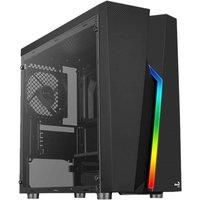Aerocool Bolt Tempered Glass Mini Tower Case - Black