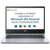 ACER Aspire 1 14inch Laptop  Intel Celeron, 128 GB eMMC, Silver