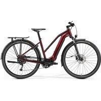 Merida Espresso 400 S EQ Low Step Electric Hybrid Bike Red/Black