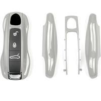 Key Case Cover Shell for Porsche 911 Panamera Cayenne Macan Boxster Cayman Remote Control Fob