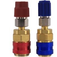 High and Low Side Expansion Adapter R134A Freon Quick Connector Adapter Automotive Air Conditioning