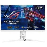 ASUS TUF Gaming VG27AQ HDR Gaming Monitor - 27 Inch WQHD (2560 x 1440), IPS, 155Hz*, ELMB Sync, G-SYNC Compatible, Adaptive-sync, 1 ms (MPRT), HDR10, Black