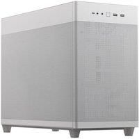 ASUS Prime AP201, MicroATX, 33 Liters, Compatible with Radiators Up to 360mm, Can Hold Video Cards Up to 338mm, Mesh Panels, Toolless Opening, USB Type-C Front, White
