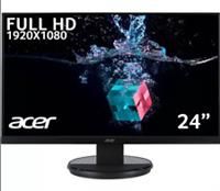 ACER KB242YEbi Full HD 23.8" IPS LCD Monitor - Black, Black