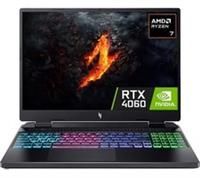ACER Nitro 16 16" Gaming Laptop - AMD Ryzen 7, RTX 4060, 1 TB SSD, Black