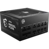 MSI MAG A850GL PCIE5 Power Supply Unit, 850W, 80 Plus Gold, Fully Modular, ATX 3.0, PCIe 5.0 GPU Support, Black Flat Cables, 7 Year Warranty