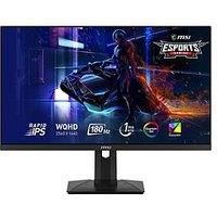 MSI MAG 274QRF QD E2 27 Inch WQHD Gaming Monitor - 2560 x 1440 Rapid IPS Quantum Dot Panel, 180 Hz / 1ms, 120% sRGB Colour Gamut, DisplayHDR 400 - DP 1.4a, HDMI 2.0b, USB Type-C