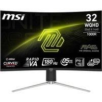 MSI MAG 325CQRF QD E2 31.5" WQHD Curved Gaming Monitor - Black, Black