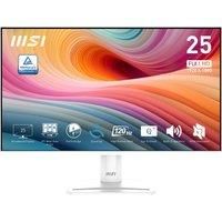 MSI PRO MP251W E2 24.5" FHD Office Monitor - 1920 x 1080 IPS Panel, 4-Sided Frameless, 120 Hz Refresh Rate, Eye-Friendly Screen, Built-in Speakers, Tilt-Adjustable - HDMI 2.0b, DP (1.4a), D-Sub (VGA)