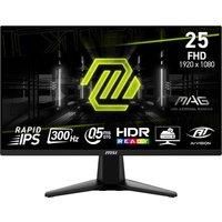 MSI MAG 255XF Full HD 24.5" Rapid IPS Gaming Monitor - Black, Black