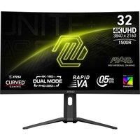 MSI MAG 321CUPDF 4K Ultra HD 32" Curved VA Gaming Monitor - Black, Black