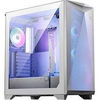 MPG VELOX 300R AIRFLOW PZ WHITE - Mid-tower Gaming PC Case - 160 mm Dual Layer Blades Fan - Supports up to 360 mm radiator - EZ DIY Features - Back-connect ATX Motherboard support