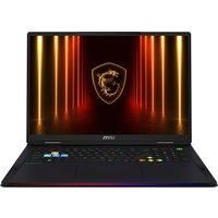 Msi Raider A18 Hx - Geforce Rtx 5080 - Amd Ryzen 9 - 64Gb Ram - 2Tb Ssd - Black