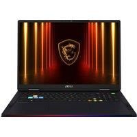 Msi Raider 18 Hx Ai - Geforce Rtx 5080 - Intel Core Ultra 9 - 64Gb Ram - 2Tb Ssd - Black