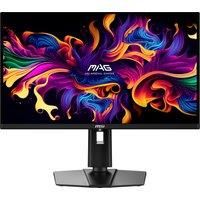 MSI MAG 271QP QD-OLED X28 27-Inch WQHD Gaming Monitor, 2560 x 1440 Quantum Dot OLED Panel, 280Hz, 0.03ms, DisplayHDR True Black 400, HDMI 2.1, DP 1.4a, USB C (15WPD), Tilt/Height Adjustable, Black