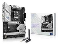 ASUS ROG STRIX B760-A GAMING WIFI Intel B760 LGA 1700 white ATX motherboard with 12 + 1 power stages, DDR5, PCIe 5.0 x16 SafeSlot, 3x PCIe 4.0 M.2 slots, WiFi 6E, USB 3.2 Gen 2x2 Type-C, and Aura Sync