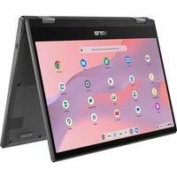 ASUS CM14 Flip 14" 2 in 1 Chromebook - MediaTek MT8186, 128 GB eMMC, Grey, Silver/Grey