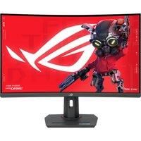 ASUS ROG Strix XG32WCS USB Type-C Gaming Monitor – 32-inch, 2560x1440, Curved, 180Hz (Above 144Hz), 1ms (GTG), Fast VA, Extreme Low Motion Blur Sync, USB Type-C, FreeSync, DisplayWidget Center, HDR