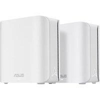 Dual-band WiFi 7 (802.11be) AiMesh Extendable Router, 3.6 Gbps, Coverage up to 6500 sq. ft. (2pk), Dual 2.5G Ports, Up to 3 SSIDs for IoT Devices, Parental Controls & VPNs, Advanced Network Security
