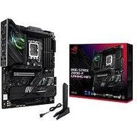 ASUS Intel ROG Strix Z890-F Gaming WiFi ATX motherboard, 16+1+2+2 power stages,£DDR5 slots, PCIe 5.0 w/full support for next-gen GPUs, five M.2 slots, WiFi 7, AI Overclocking, AI Networking II