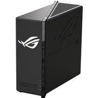 ASUS ROG Strix GS-BE18000 Tri-Band WiFi 7 Gaming Router (320 MHz Bandwidth, 4096-QAM, 8 x 2.5G Ports, Mobile Game Mode, Aura RGB, AiMesh, VPN, up to 300 m² Coverage)