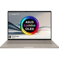 ASUS Zenbook A14 UX3407QA 14" Laptop, Copilot PC £ Snapdragon X, 512 GB SSD, Beige, Cream,Silver/Grey