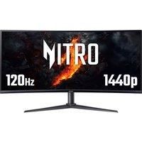 Acer Nitro XZ340CUJ0bmiiphx UltraWide Quad HD Curved Monitor - Black, Black