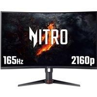 ACER Nitro XZ323QKP1 bmiiprx 4K Ultra HD 31.5" Curved VA LCD Gaming Monitor - Black, Black