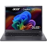 ACER Aspire 14 AI 14" Laptop, Copilot PC - IntelCore£ Ultra 7, 512 GB SSD, Grey, Silver/Grey