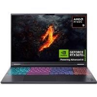 ACER Nitro 16S AI 16" Gaming Laptop - AMD Ryzen AI 9, RTX 5070 Ti, 1 TB SSD, Black