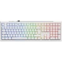 Ducky One X Wireless Gaming Keyboard White – Full Size, Inductive Switches, Tri-Mode Connectivity USB-C, 2.4GHz, Bluetooth, Rapid Trigger, Adjustable Actuation, RGB, UK ISO, Quack Mechanics+