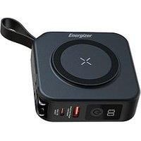 Energizer 10,000mAh Magnetic QI Wireless Powerbank & AC - Black, none