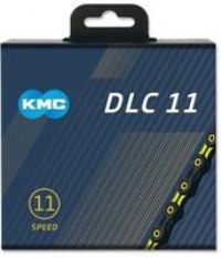 KMC Unisex/'s Black/Celeste DLC 11 Chain, 1/2” x 11/128”
