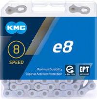 KMC e8 EPT 8 Speed E-Bike Chain, Silver