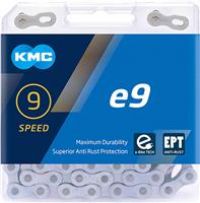 KMC E-bike e9EPT Chain Silver 9 Speed 136 Links for Electric bike BE09TEP36