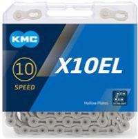 KMC Unisex/'s X10el Chain, Silver, 114 Link
