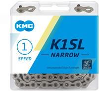 KMC Unisex/'s K1sl Narrow Chain, Silver, 100 Link