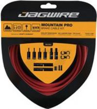 Jagwire Mountain Pro - Red MTB Brake Cable Set