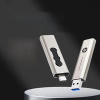 100% Original HP OTG Type C USB3.2 USB Flash Drive Pendrive 256GB 128GB 64GB 2 in 1 Udisk for