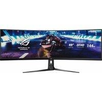 ASUS ROG STRIX Curved XG49VQ, 49 Inch DFHD (3840 x 1080) Gaming Monitor, VA, Up to 144 Hz, 125% sRGB, DP, HDMI, USB 3.0, FreeSync 2 HDR, DisplayHDR 400, AuraSync