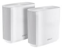 ASUS ZenWiFi AX Whole-Home Tri-Band Mesh WiFi 6 System(XT8), Coverage Up to 410 sq m or 4400 sq ft or 6+ Rooms, 6.6 Gbps WiFi, 3 SSIDs, Life-Time Free Network Security and Parental Controls, 2.5G Port