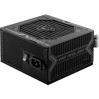 MSI MAG A650BN Power Supply Unit, UK Plug - 650W, 80 Plus Bronze Certified, ATX PSU, 12V Single-Rail, DC-to-DC Circuit, 120mm Fan - 5 Year Warranty