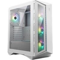 MSI GUNGNIR 110R Mid Tower Tempered Glass Case - White Mid Tower